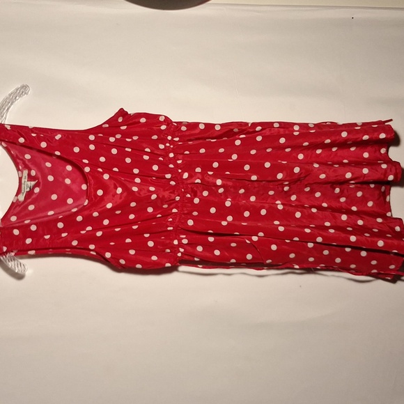 American Rag Red and White Polka Dot Top - Picture 1 of 2